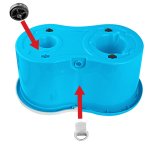 Mop with Bucket Esperanza EHS005 Bl Hvid Mikrofiber #5