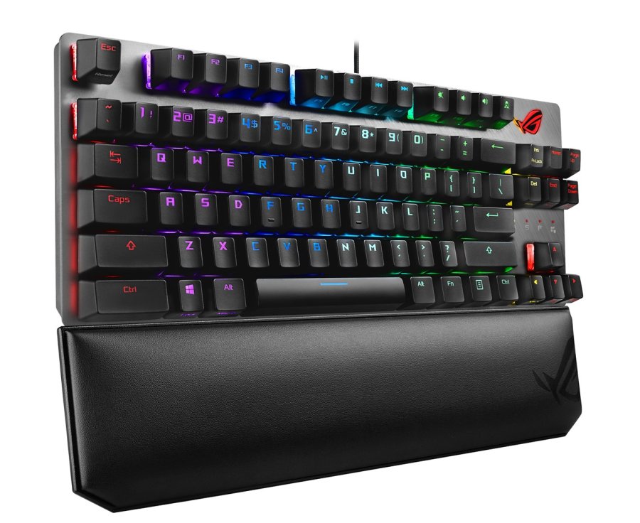 ASUS ROG Strix Scope NX TKL Deluxe tastatur Spil USB Tysk Sort, Gr #9