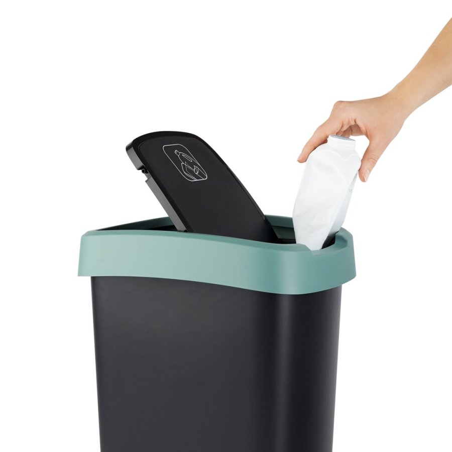 Skraldespand Rotho Twist Green Grn Plastik 25 L #4
