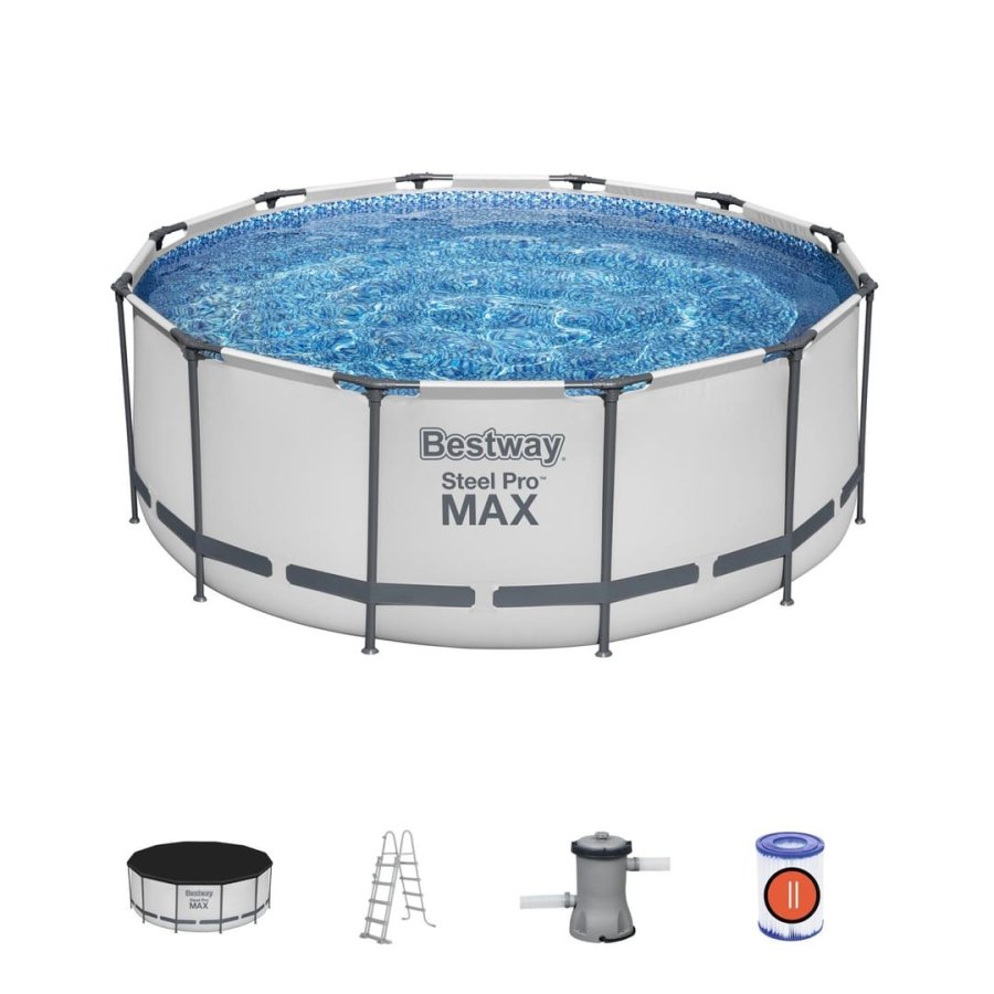 Bestway Steel Pro Max 56420 Indrammet pool Rund 10250 L Gr� #1