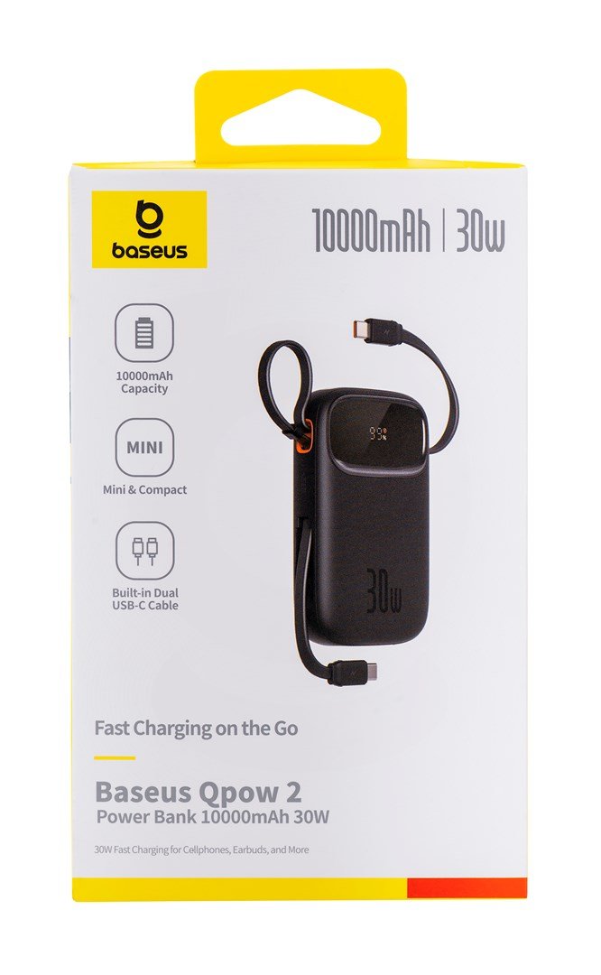 Baseus Qpow 2 Lithium polymer (LiPo) 10000 mAh Sort #4