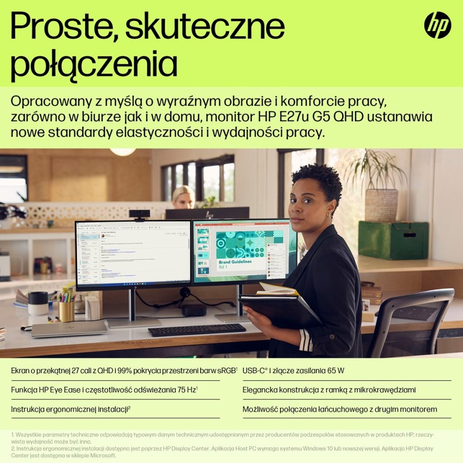 HP E27u G5 QHD USB-C Monitor #8