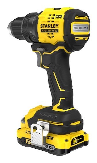 Stanley SFMCD714D2T-QW elektrisk skruetr�kker & slagbor 1900 rpm Sort, Gul #5