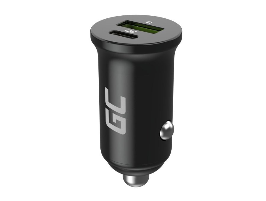 Green Cell GC PowerRide Nano38 38W 6A 1x USB-C 1x USB-A biloplader #3