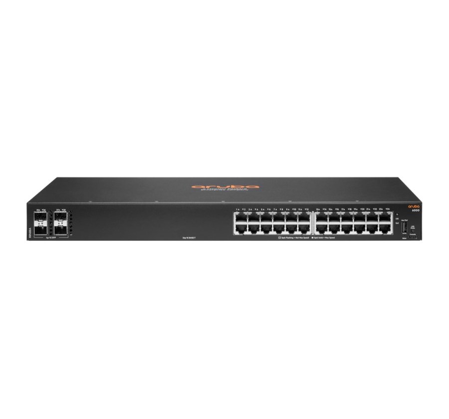 HPE Aruba Networking 6000 24G 4SFP Administreret L3 Gigabit Ethernet (10/100/1000) 1U #1