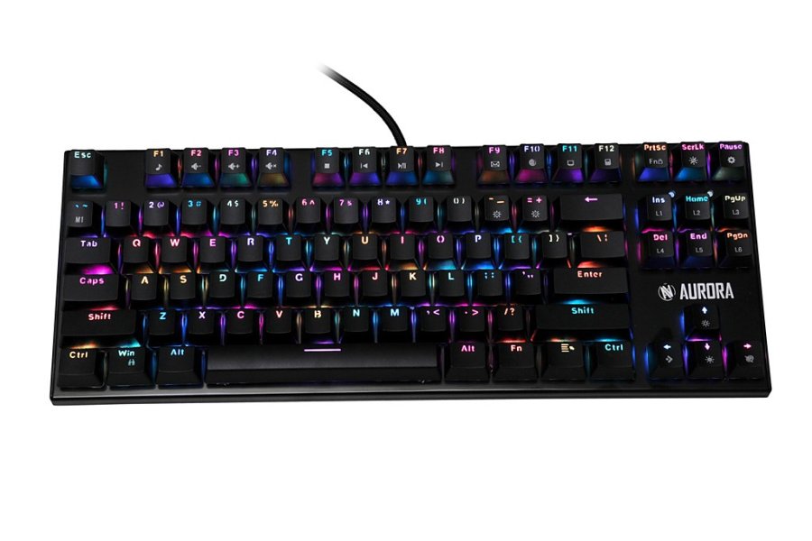 iBox IKGMK2R tastatur Spil USB QWERTY US engelsk Sort #20