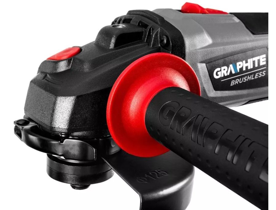 Graphite Energy+ 18V Li-Ion brstels vinkelsliber med 125 mm skive uden batteri #9