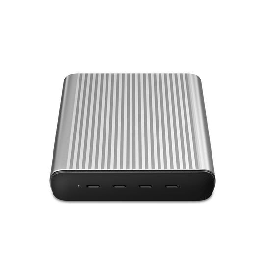 HYPER 245W GaN Desktop Charger Laptop, Smartphone, Tablet Sort, Slv Vekselstrm, Batteri Hurtig opladning Indendrs #1