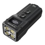 Nitecore T4K lommelygte Sort Nglering med lommelygte LED #3
