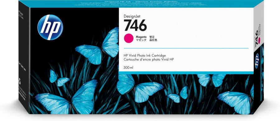 HP 746 300-ml Magenta DesignJet Ink Cartridge #1