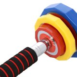 Farvede vgtstnger med vgtstangsfunktion i etui HMS SKC20 2 x 10 kg #21