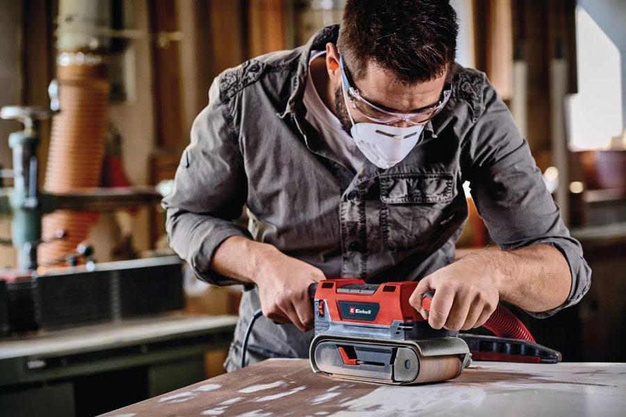 Einhell TE-BS 850 E Bnd slibemaskine 400 rpm Gr, Rd 850 W #4