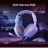 Glorious Gaming GHS Eternal RGB Headset Ledningsf�rt Spil USB Type-C Hvid #11