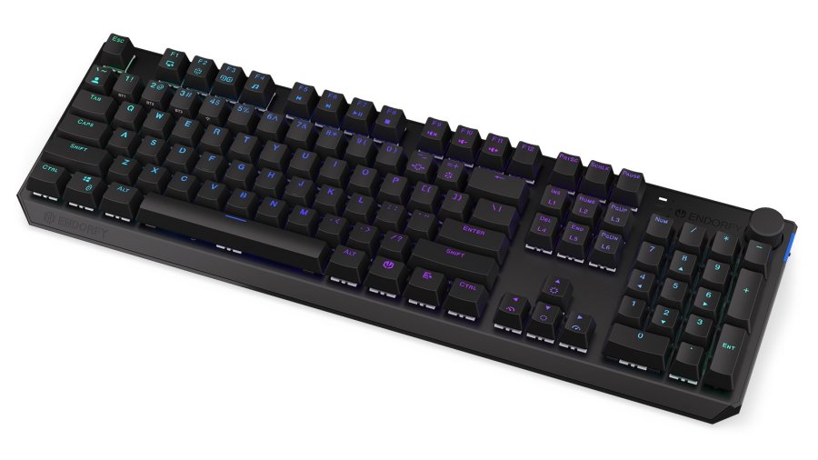 ENDORFY EY5A079 tastatur Hjem USB + RF Wireless + Bluetooth Sort #1