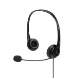Lindy 42870 hovedtelefoner/headset Ledningsfrt Opkald/musik USB Type-A Sort #1