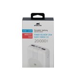 Powerbank RIVACASE 20000 mAh USB-C 20W + Qi 10W hvid (1x USB-C PD 20W, 2 USB-A QC 3.0 18W), hvid #6