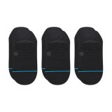 Stance Icon No Show 3 Pack Sneaker sokker Sort 3 Par #1