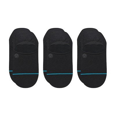 Stance Icon No Show 3 Pack Sneaker sokker Sort 3 Par #1