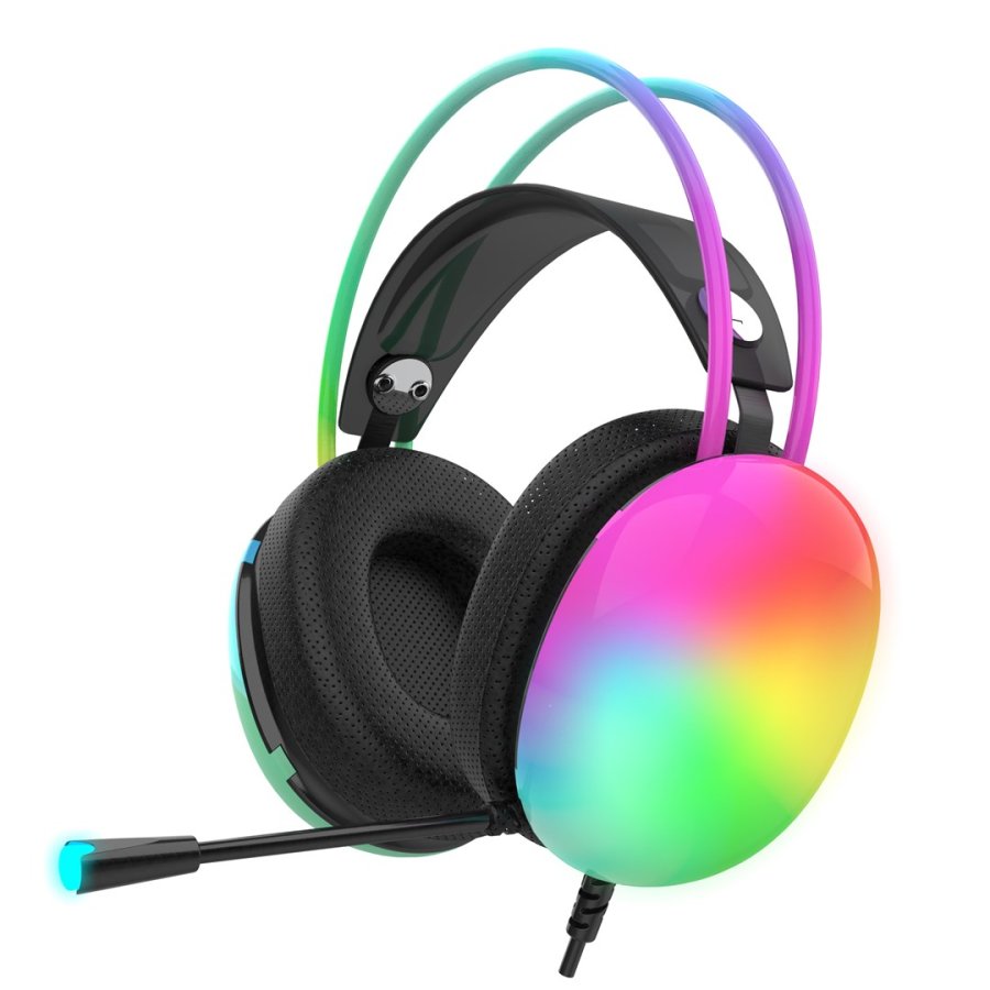 Inca IGK-X8S hovedtelefoner/headset Ledningsf�rt Spil Sort #1