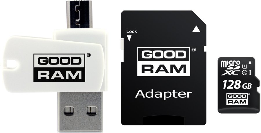 Goodram M1A4-1280R12 flash-hukommelse 128 GB MicroSDHC Class 10 UHS-I #1