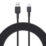 AUKEY CB-NAC2 USB-C Type-C Power Delivery PD 60W 3A 1.8m Nylon Sort #3