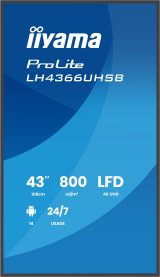 iiyama LH4366UHSB-B1AG skilte display Digital fladpaneldisplay 109,2 cm (43