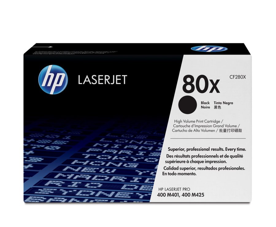 HP Original 80X LaserJet-tonerpatron med hj kapacitet, sort #1