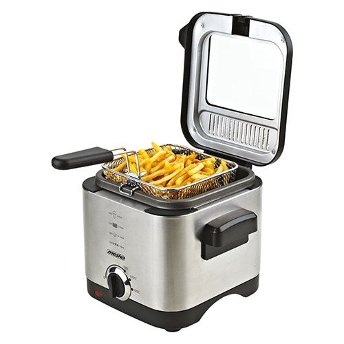 Mesko Home MS 4910 frituregryde Enkelt 1,5 L Enkeltstende 900 W Sort, Satin stl #1