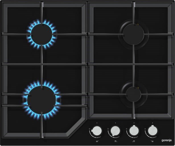 Gorenje GT641KB kogeplade Sort Indbygget 60 cm Gaskomfur 4 zone(s) #2