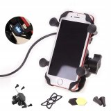 MOTORCYKEL TELEFONHOLDER FREEDCONN MC7C + BM2R FASTGRELSE AF HOVEDRR #5