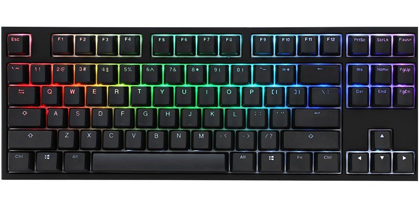 Ducky One 2 RGB TKL tastatur Spil USB Tysk Sort #3