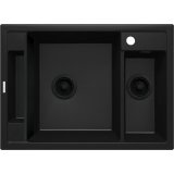 DEANTE BLACK NERO MATT MAGNETISK 1,5-KUMME GRANITVASK #1