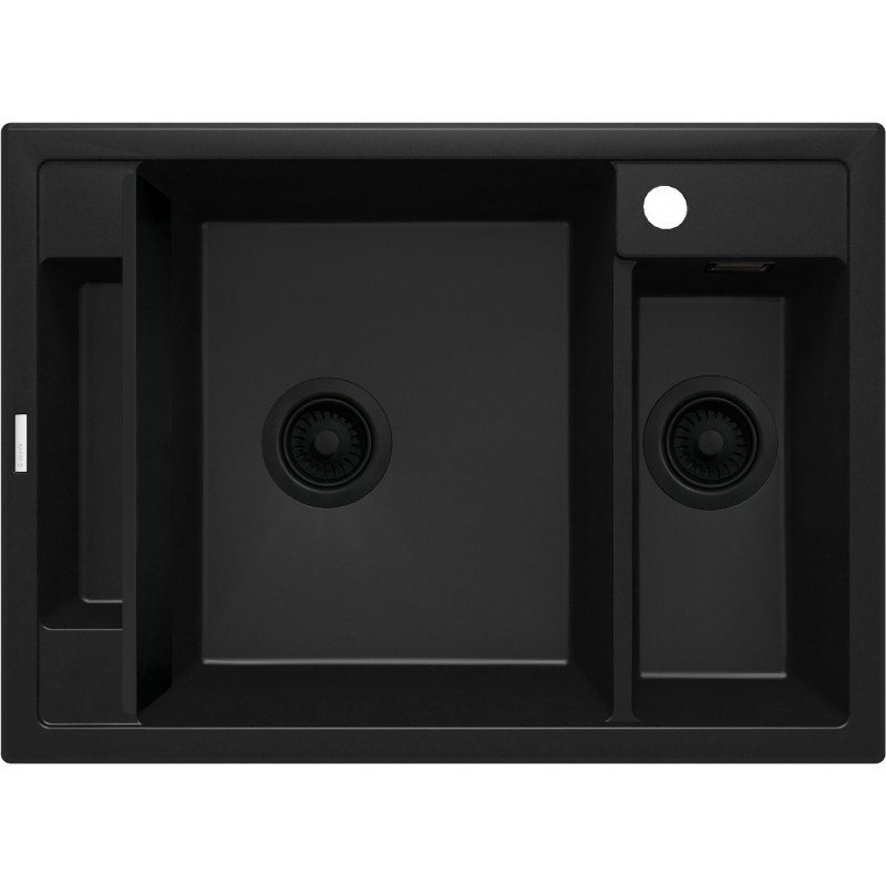 DEANTE BLACK NERO MATT MAGNETISK 1,5-KUMME GRANITVASK #1