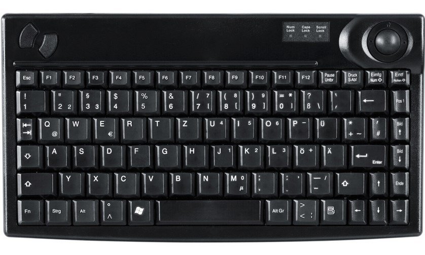 Contour Design Active Key AK-440-TU tastatur USB QWERTY US engelsk Sort #1