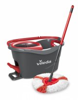 Mop with Bucket Vileda mop en steel Supermocio 3Action Hvid Rd Mikrofibre #1