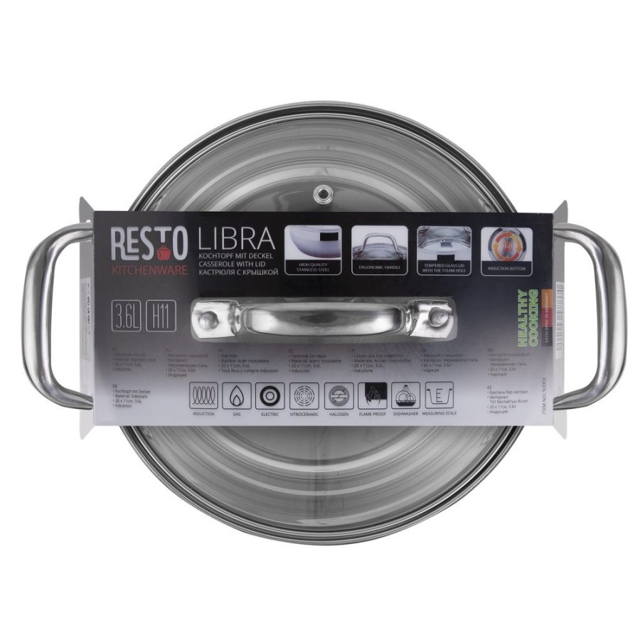 Resto Kitchenware Libra 3,6 L Rund Rustfrit stl #40