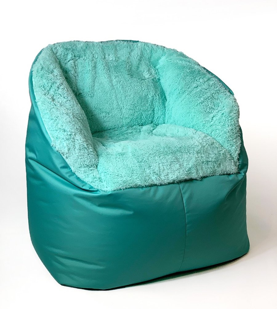Puf GO GIFT Mint Oxford tejido antidesgarros #2