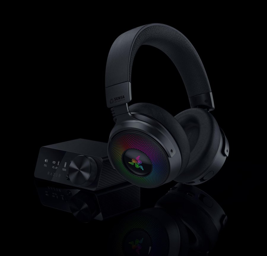 Razer Kraken V4 Pro Headset Kabel & trdls Spil USB Type-A Bluetooth Sort #15