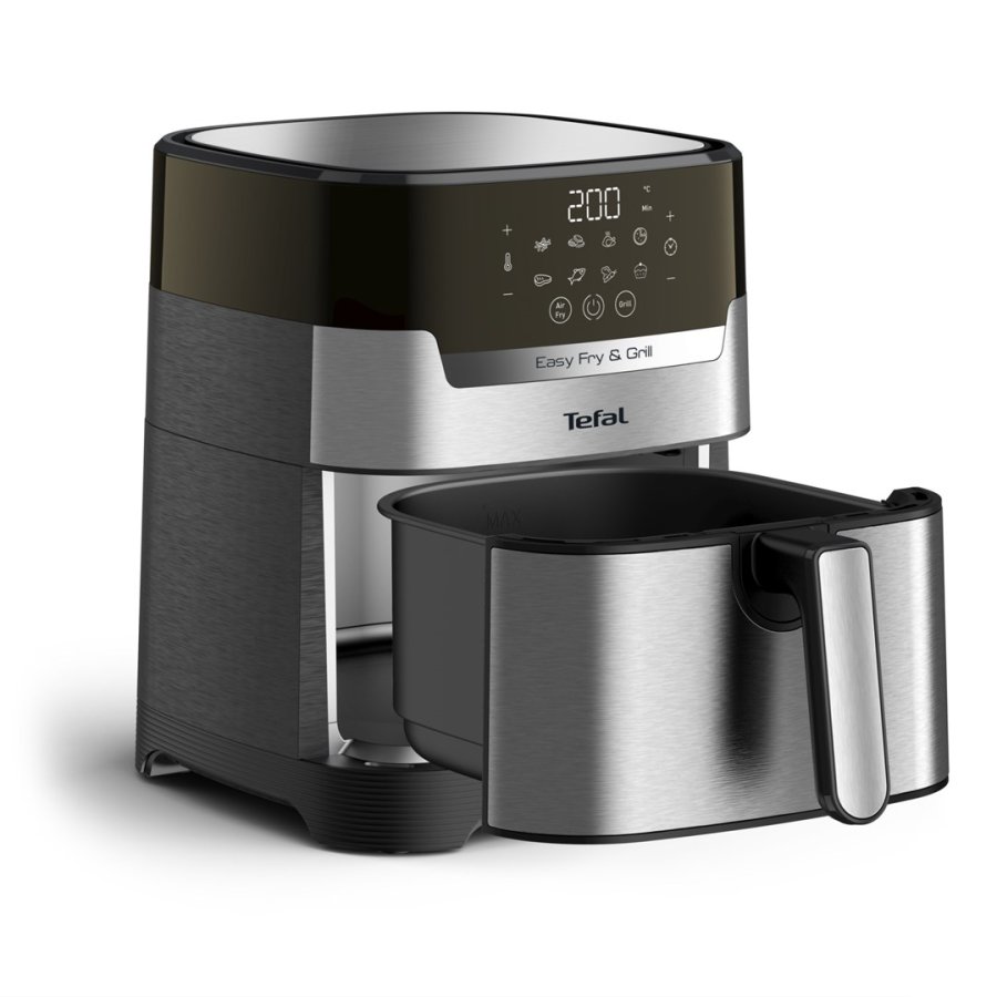 Tefal Easy Fry & Grill EY505D Enkelt 4,2 L Enkeltstende 1550 W Varmluftsteger Rustfrit stl #27