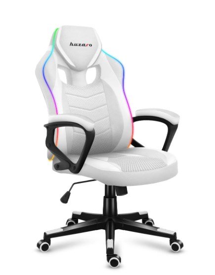 Huzaro Force 2.5 RGB WHITE MESH gaming-stol #1