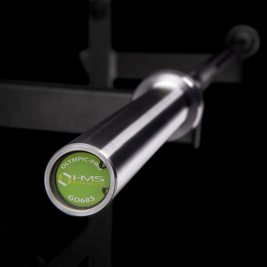 Olympisk 20 kg / 2200 mm vgtstang med lsekbeklemmer HMS GO685 #16