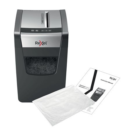 Rexel Momentum X410-SL papirmakulator Krydsmakulering Sort, Gr #8