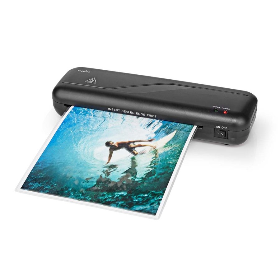 Nedis LAMI112BK4 lamineringsmaskine Varm laminator 230 mm/min Sort #12