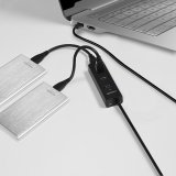 Axagon HUE-S2BL interface hub USB 3.2 Gen 1 (3.1 Gen 1) Type-A 5000 Mbit/s Sort #3