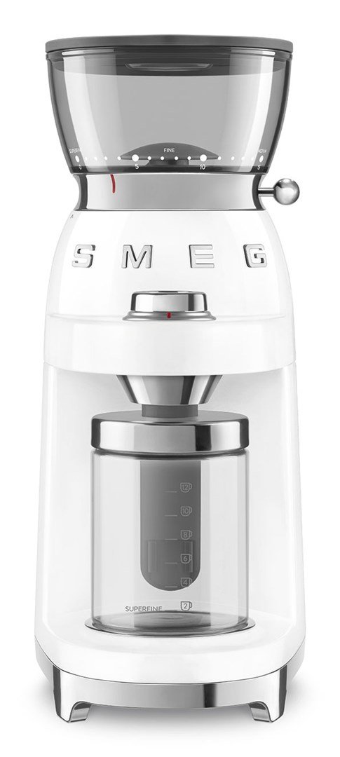 Smeg 50's Style Kaffekv�rn CGF03WHEU Hvid #1