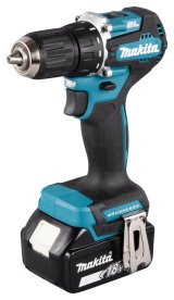 Makita DDF487RAJ elektrisk skruetrkker & slagbor 1700 rpm Sort, Grn #1