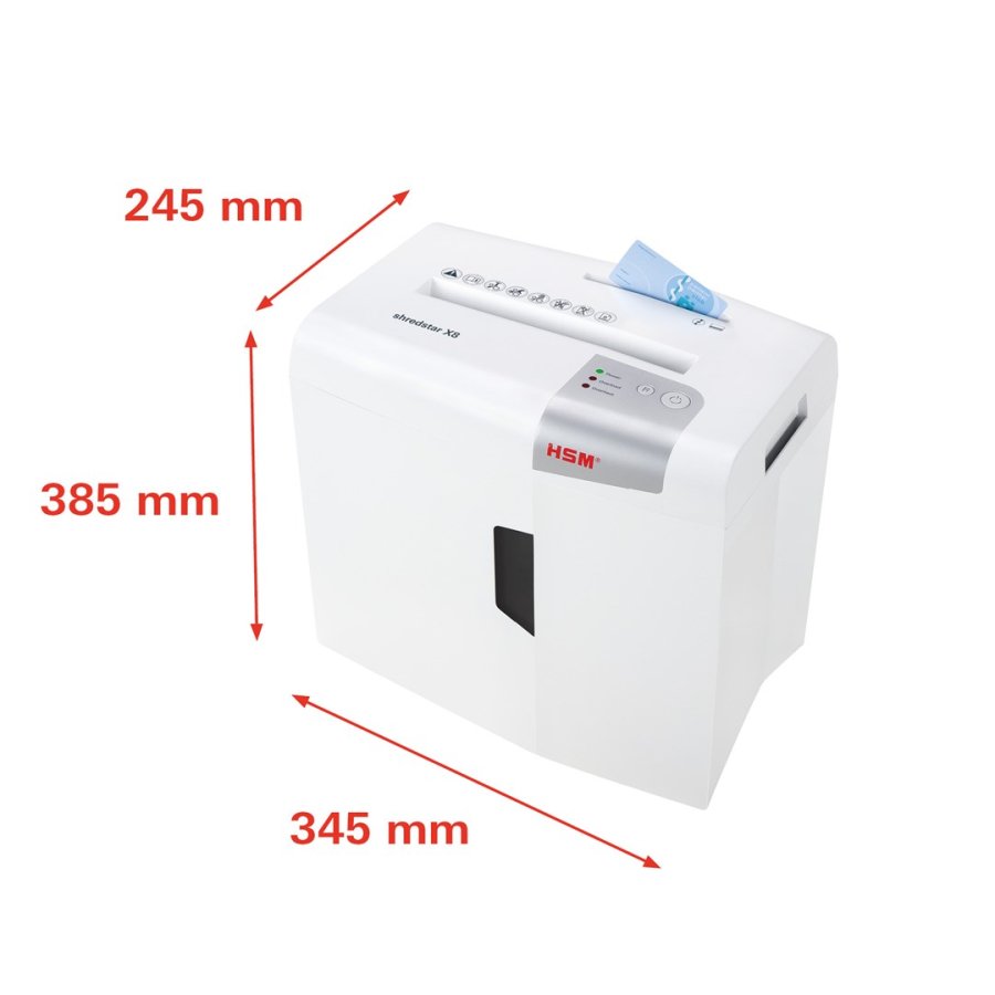 HSM shredstar X8 dokumentkvrn, 4,5 x 30 mm + separat CD-skremekanisme #3