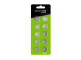 Green Cell Blister 10x Lithium Battery CR2032 3V 220mAh Button #1