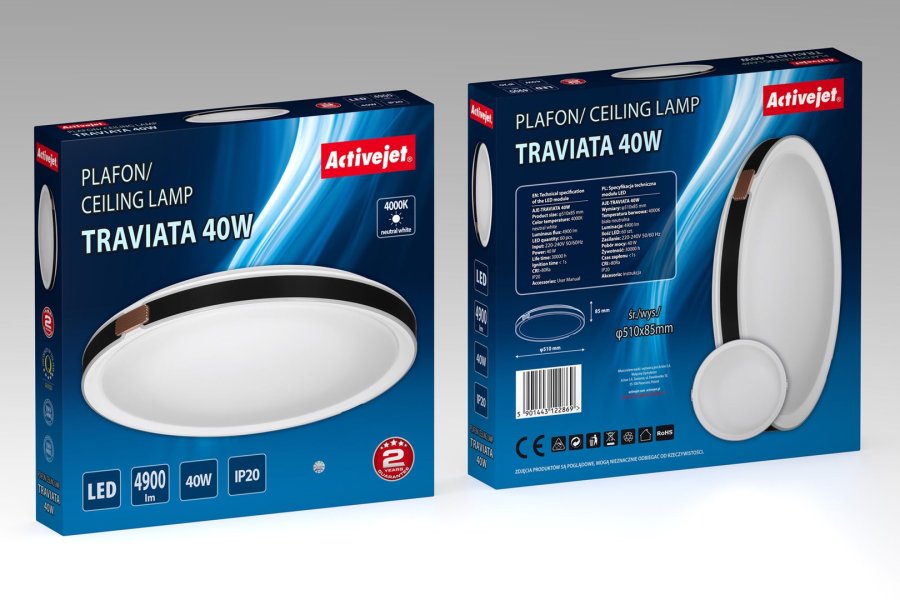 Activejet LED-loftslampe AJE-TRAVIATA 40W #5