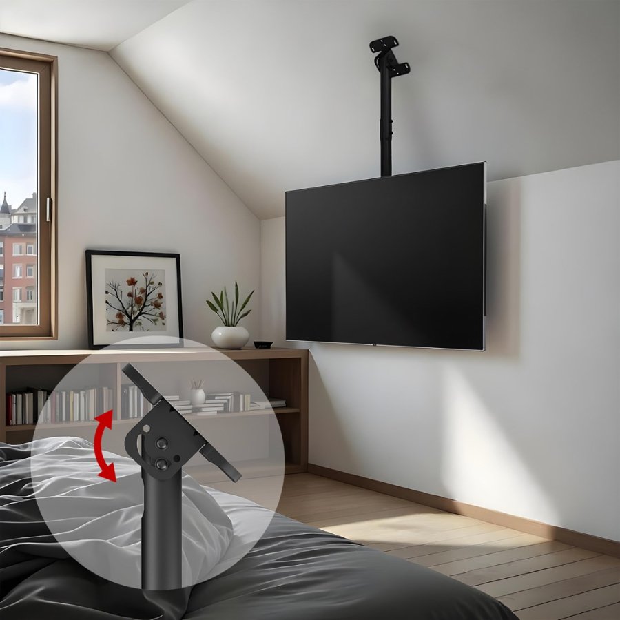 Loftmonteret TV-holder til Maclean, maks. belastning 60 kg, 43-86